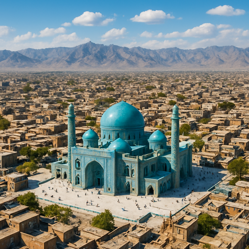 City aerial view